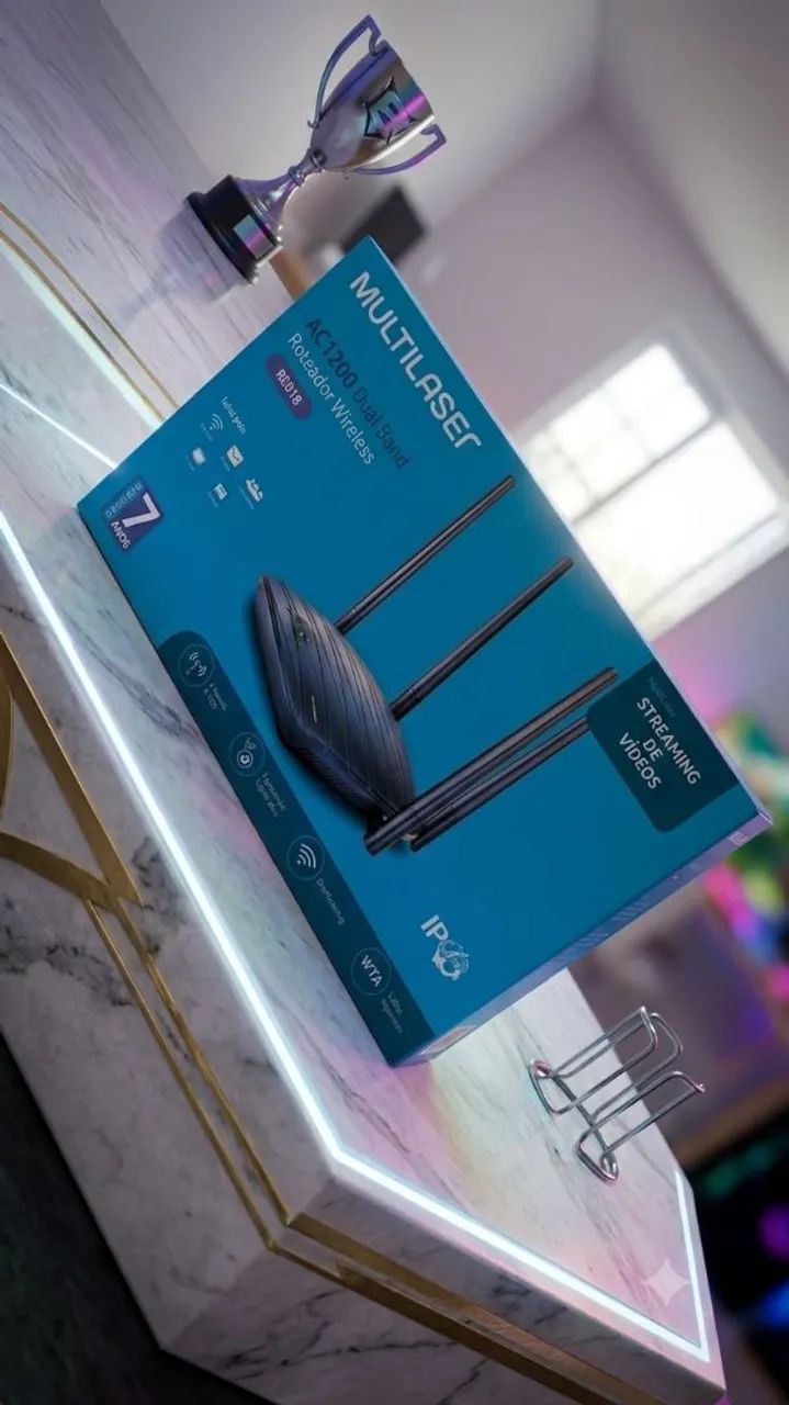 Roteador Wireless Dual Band AC1200 RE018 - Multilaser - Foto 2