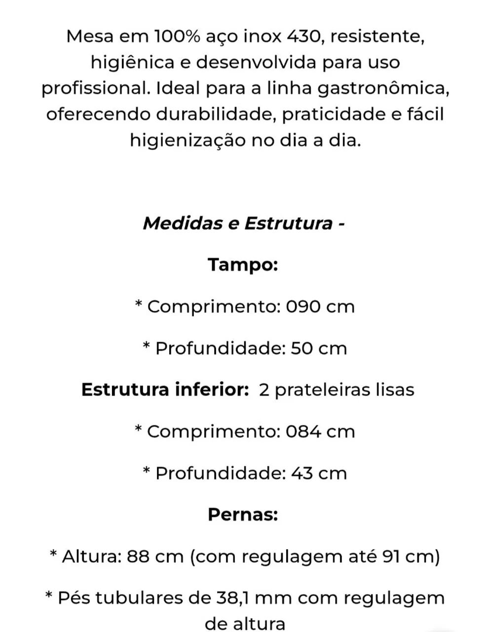 VENDO URGENTE! MESA INOX - Foto 2