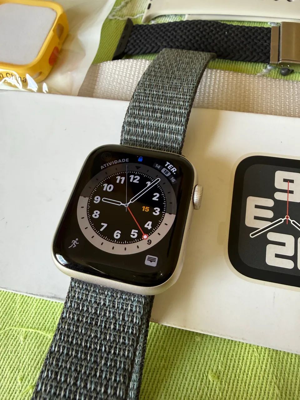 Apple Watch SE 2 geração completo zerado sem marcas , o combo perfeito  - Foto 2
