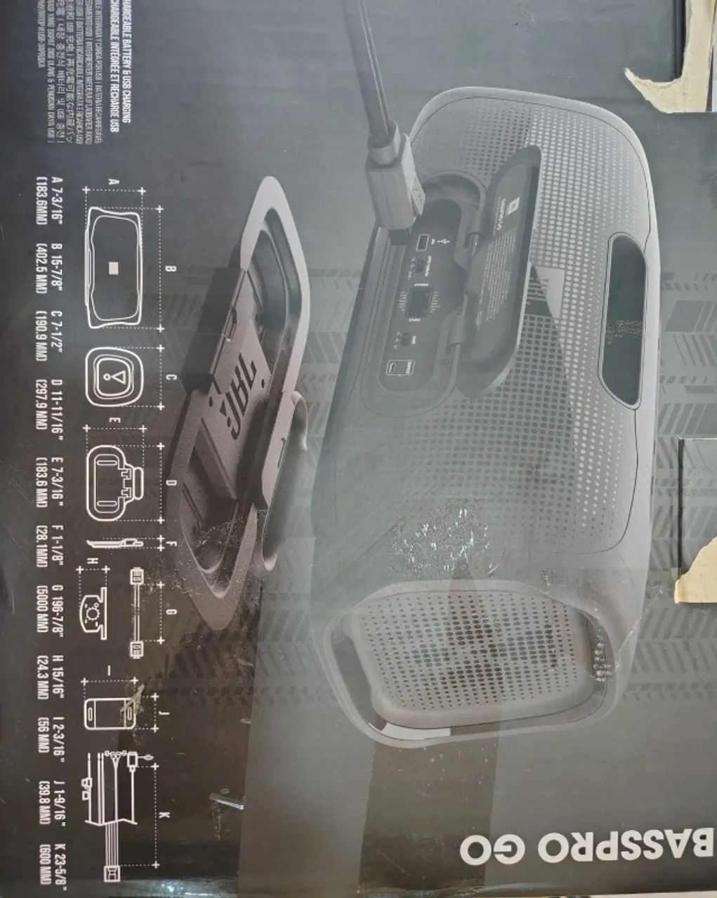 Caixa de som JBL Baspro Gol - Foto 3