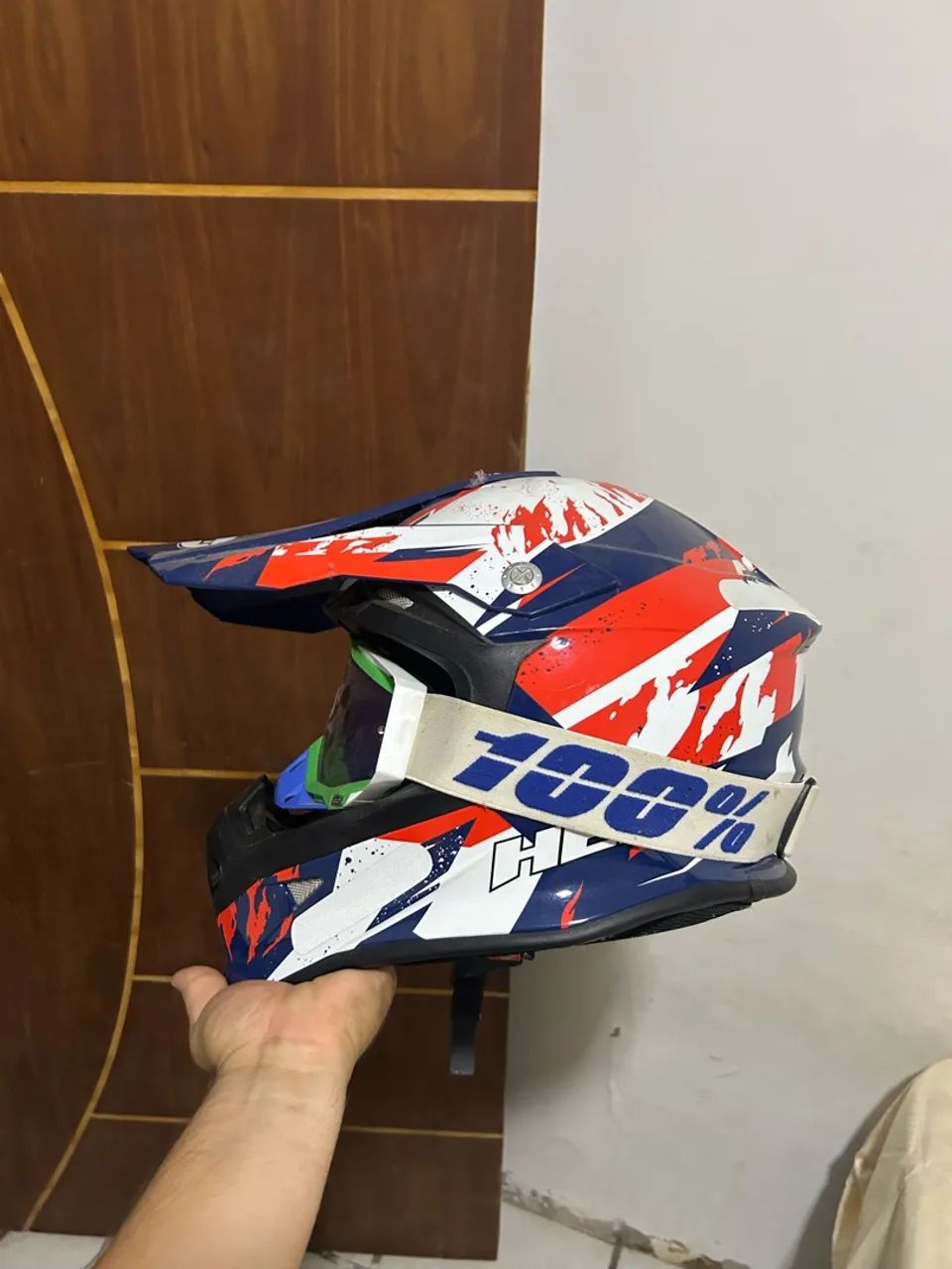 Capacete de motocross Helt  - Foto 4
