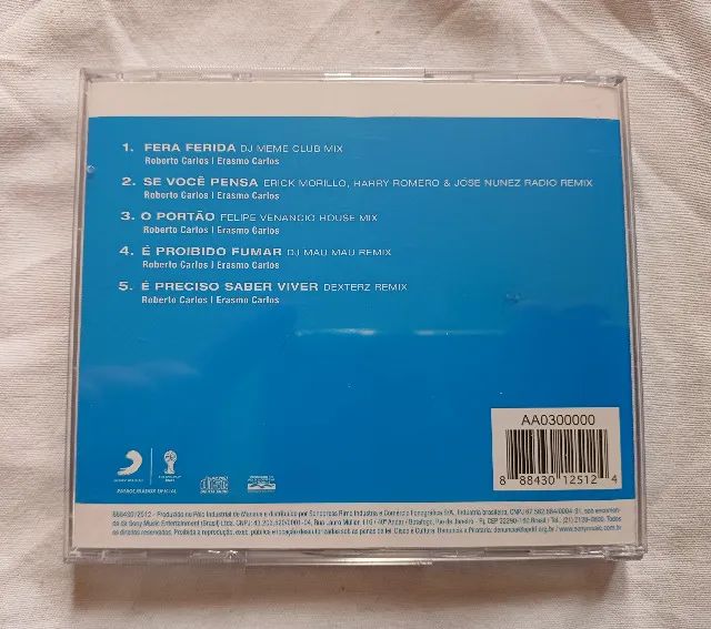 Cd Roberto Carlos - Remixed - 5 Músicas - Excelente Estado - Foto 3