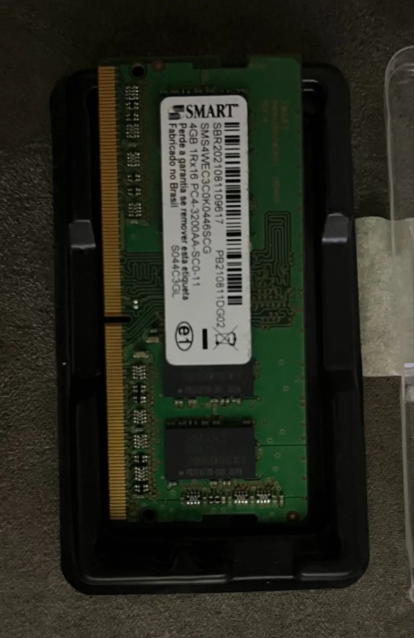 Memória RAM DDR4 4gb 3200mhz - Notebook
