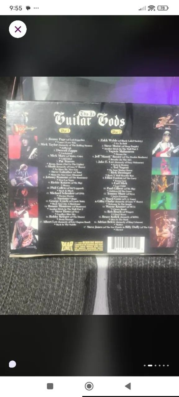 Box CD Guitar Golds em excelente estado de qualidade  - Foto 2