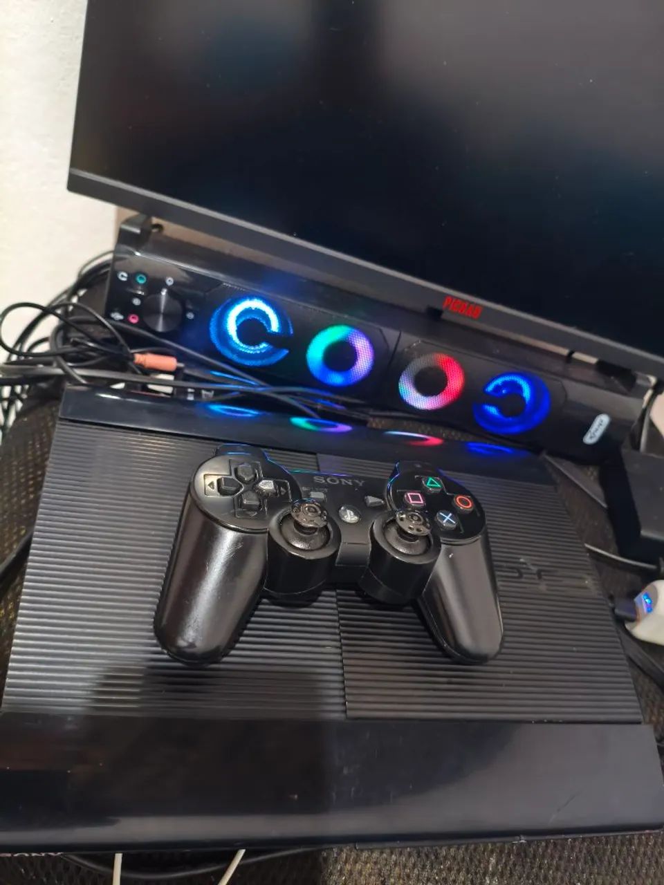 Ps3 super slim Desbloqueado 500GB - Foto 5