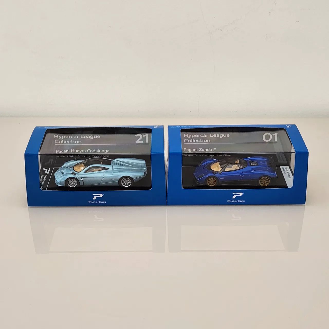 Postercars Pagani Zonda F e Huayra Codalunga - 1:64