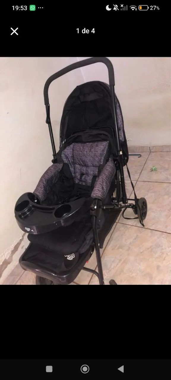 Vendo carrinho de bebê  - Foto 4