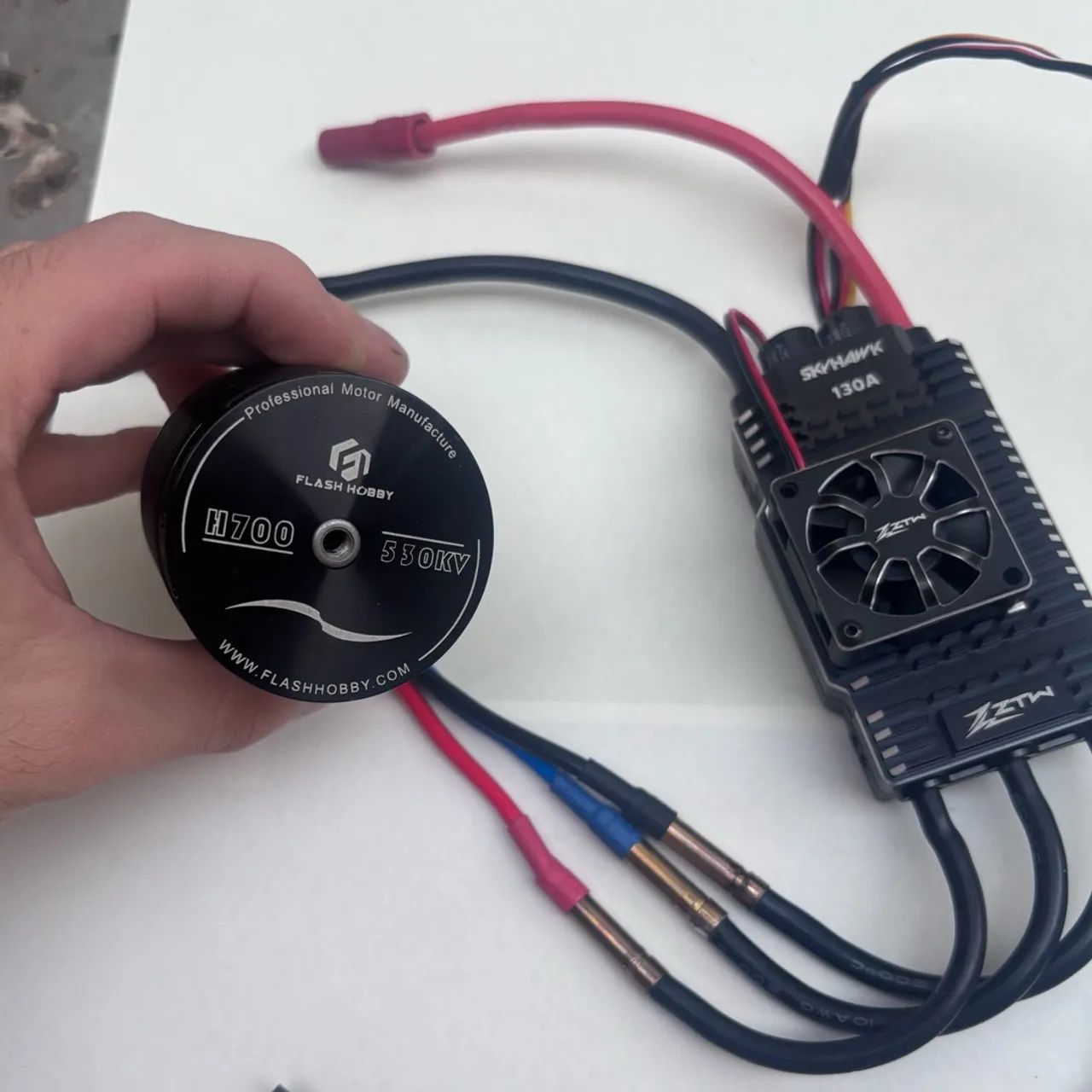 Kit motor e Esc para helicóptero 700 Align xlpower goblin sab - Foto 2