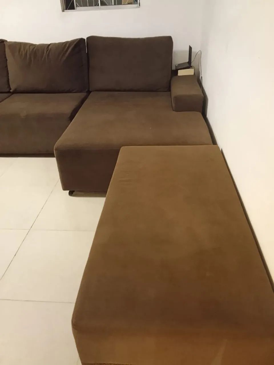 Sofá reclinavel com chaise novisimo  - Foto 3