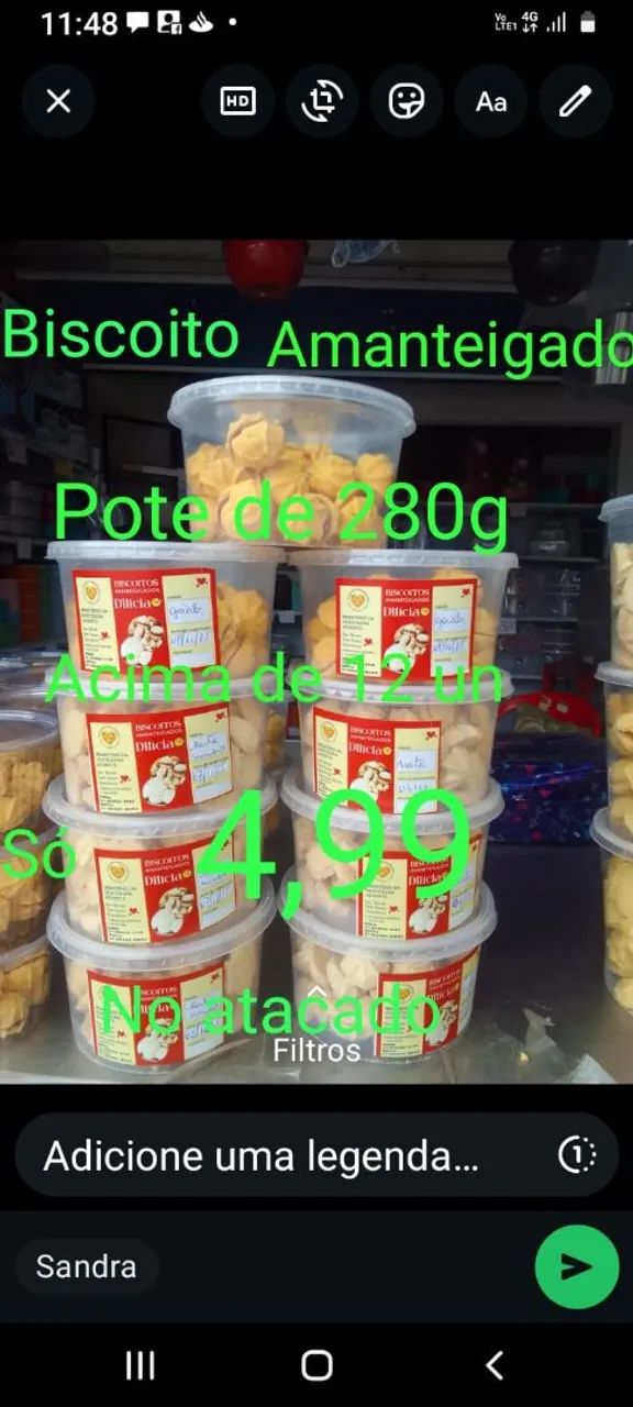 Fábrica de Biscoito amanteigado 