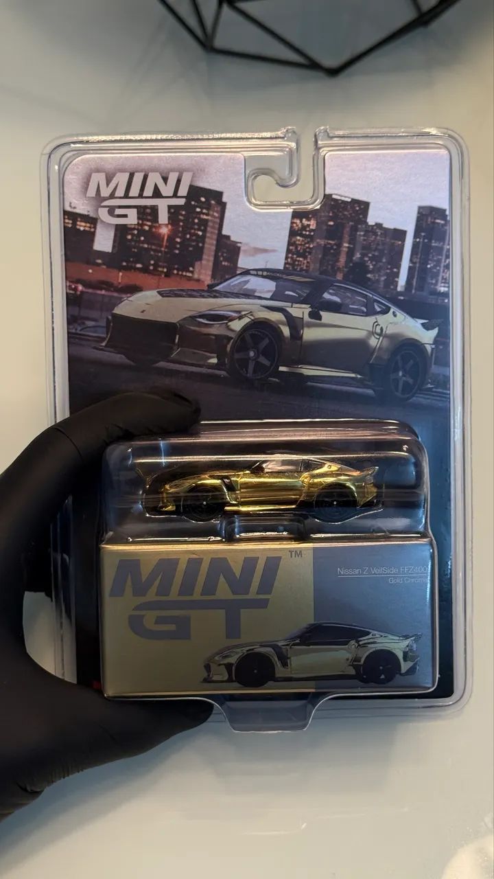 XANAVI MINI GT ゴールド3台分 Mini GT Nissan Z VeilSide FFZ400 Gold Chrome #985 – MgMinis Diecast