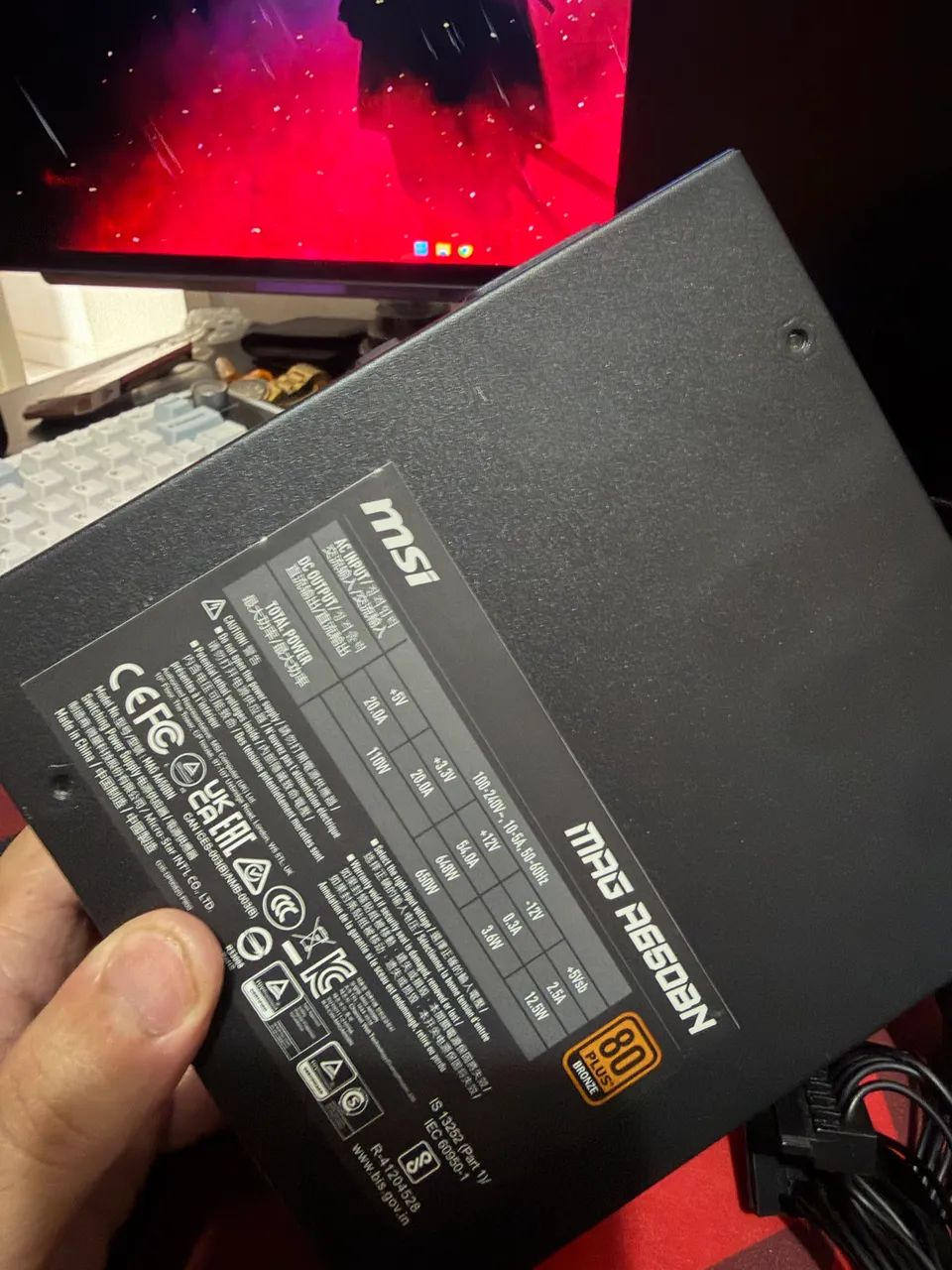 Fonte MSI 650W 80Plus - Foto 3