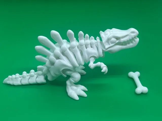 Epinossauro Articulado 3D Branco - Foto 2