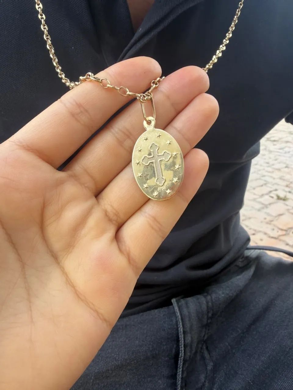 CORDÃO DE OURO peça trabalhada - Foto 3