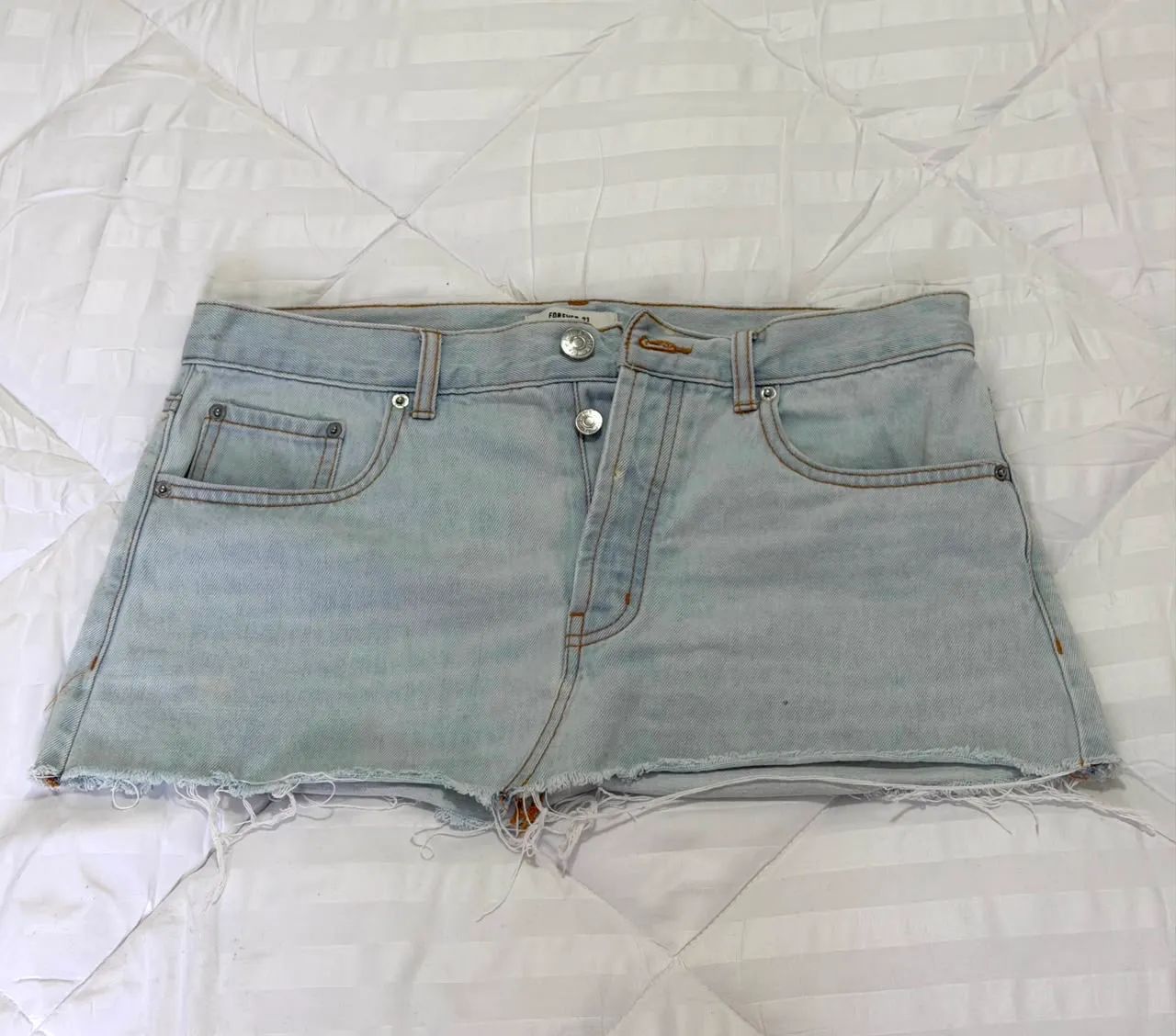 Mini saia jeans 