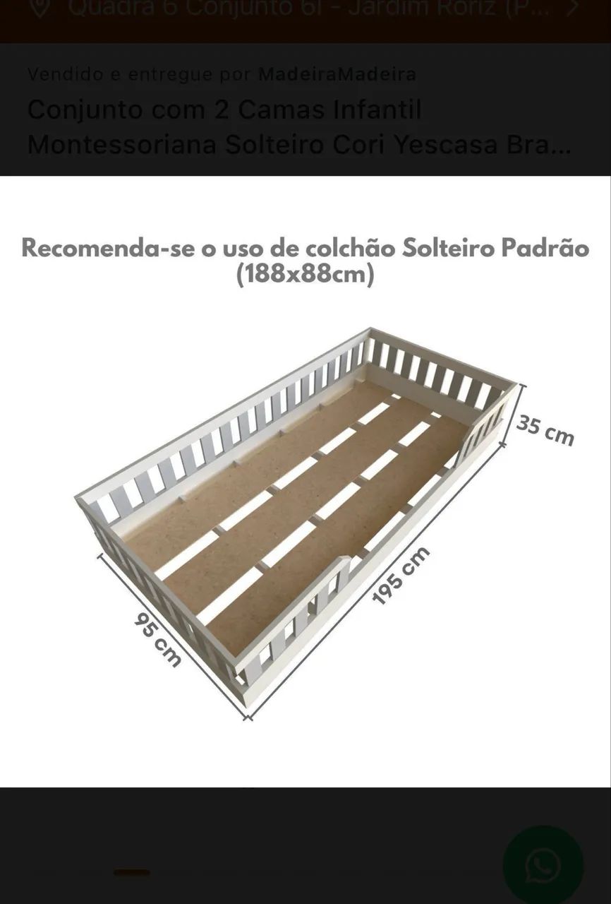 Cama montessoriana solteiro  - Foto 4