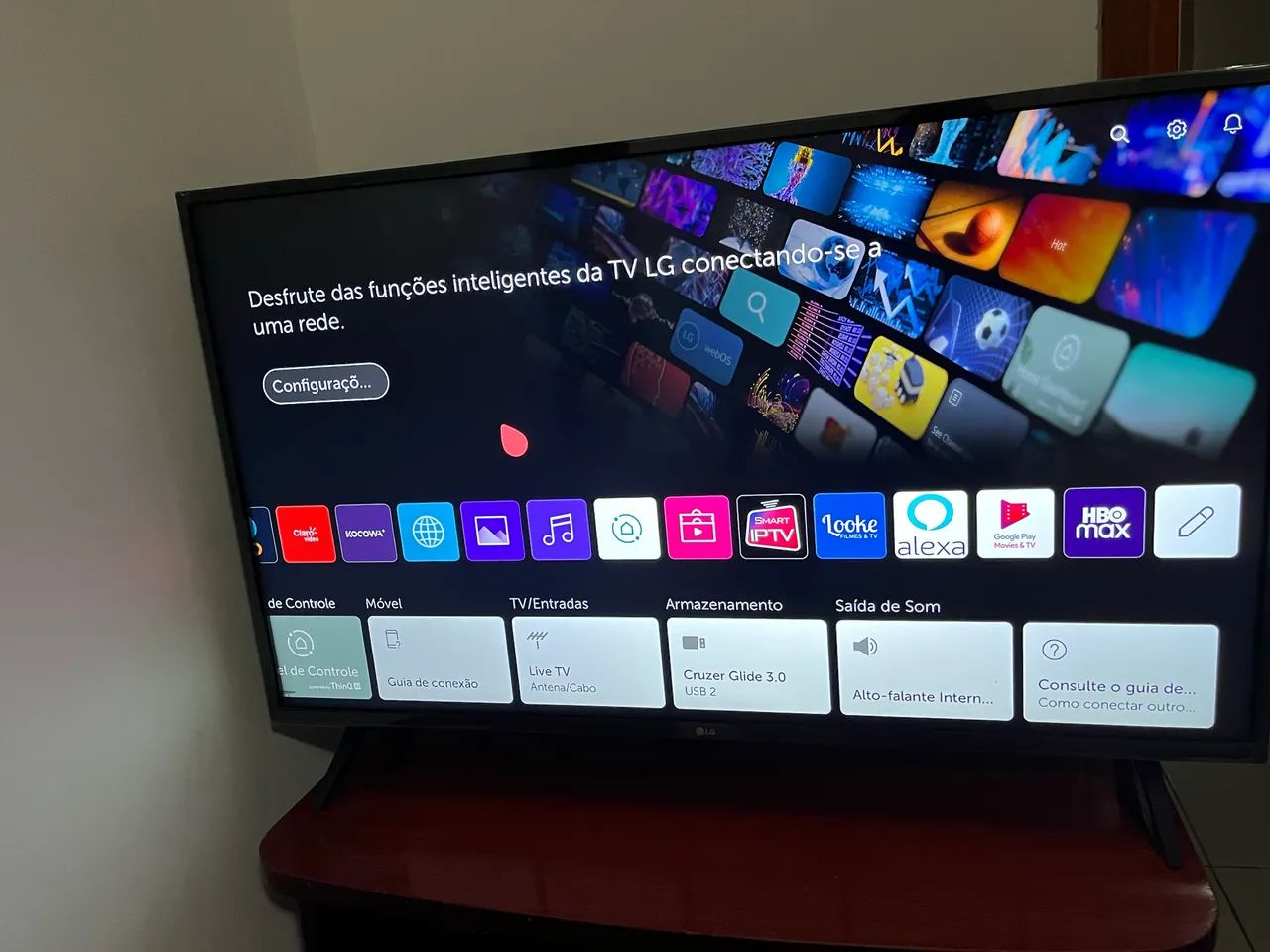 TV LG Smart 43 4K com Alexa e Google Play