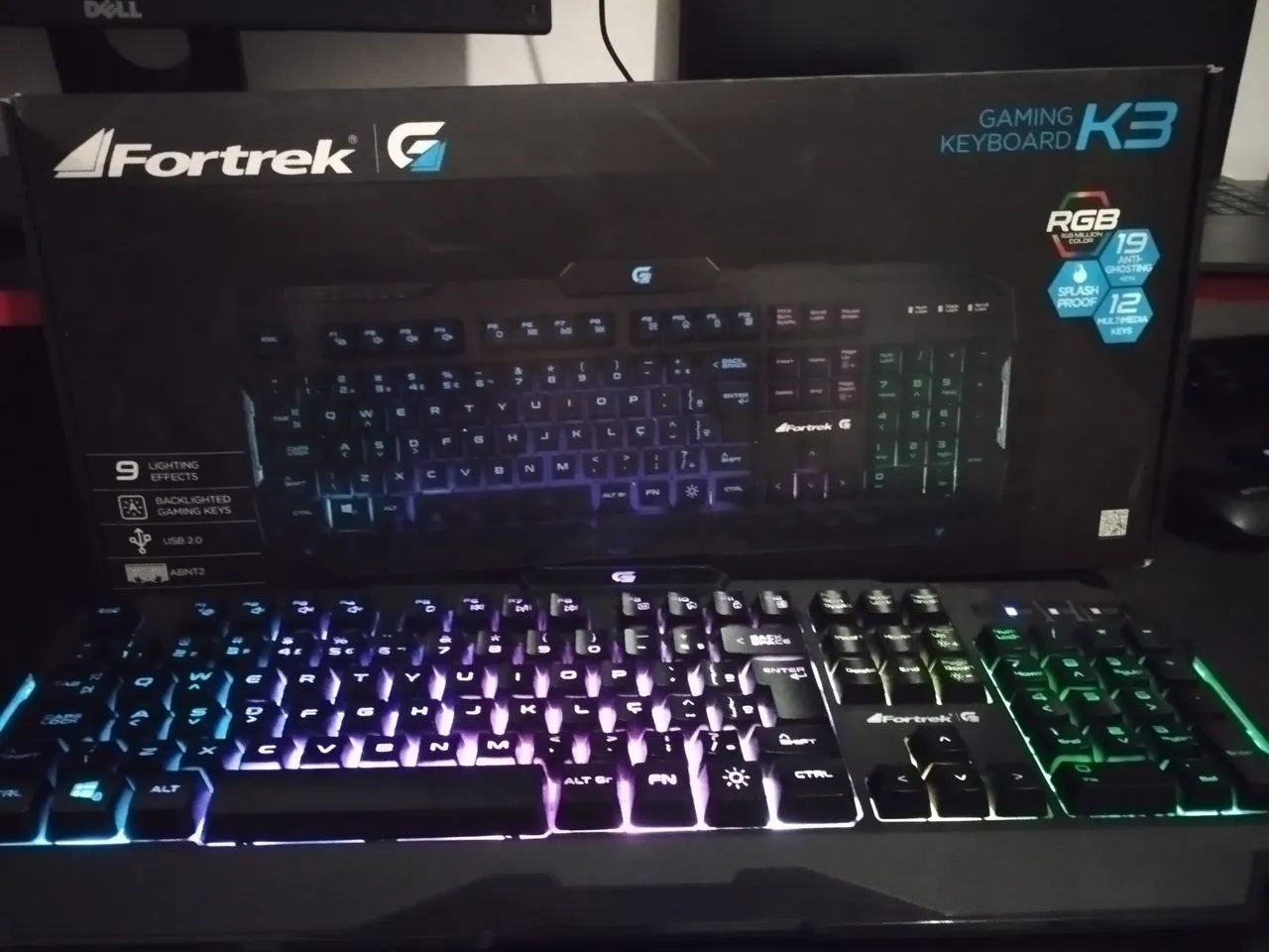 Teclado gamer rgb fortrek - Foto 2