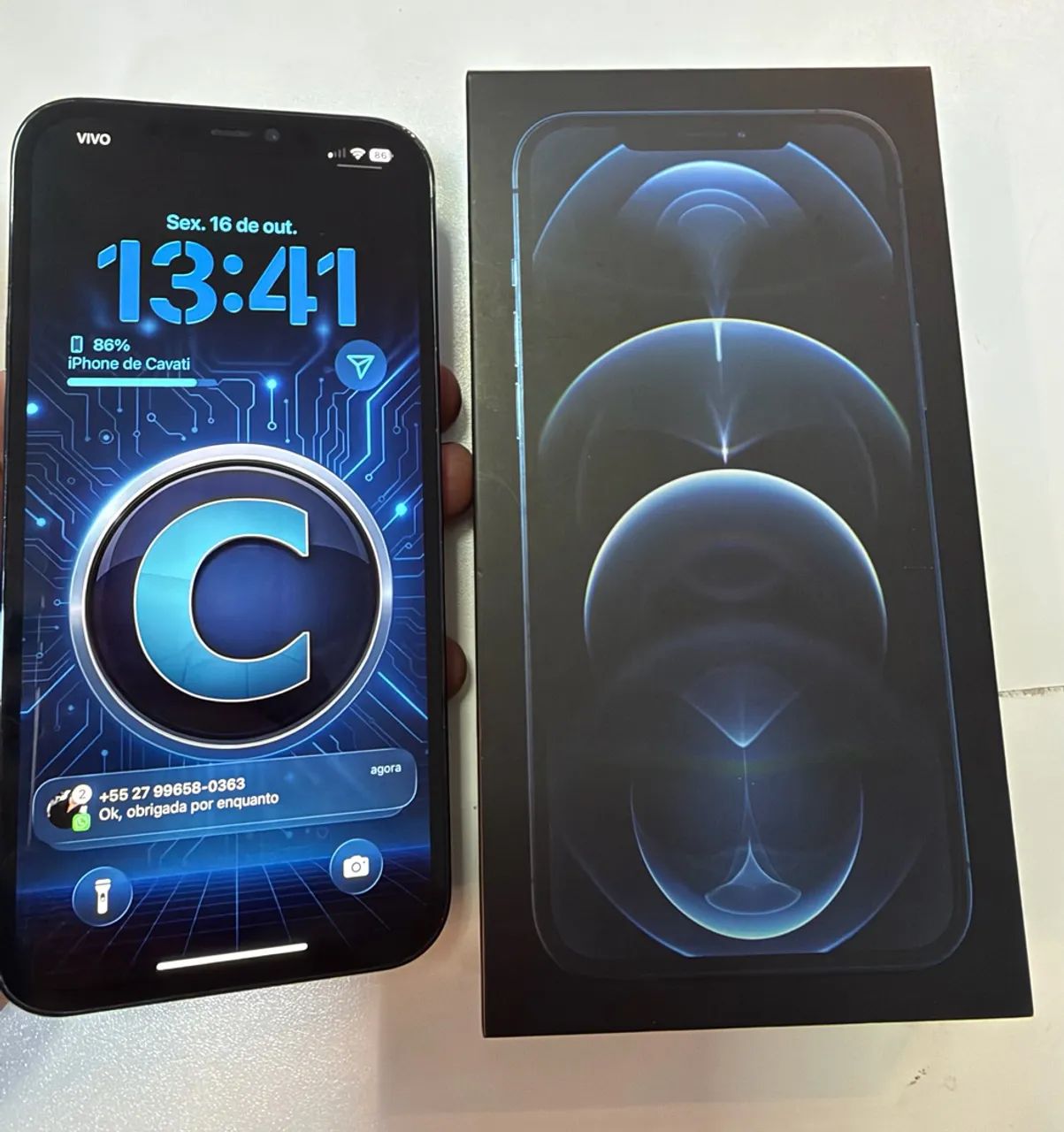 iPhone 12 Pro Max 256Gb azul sierra 