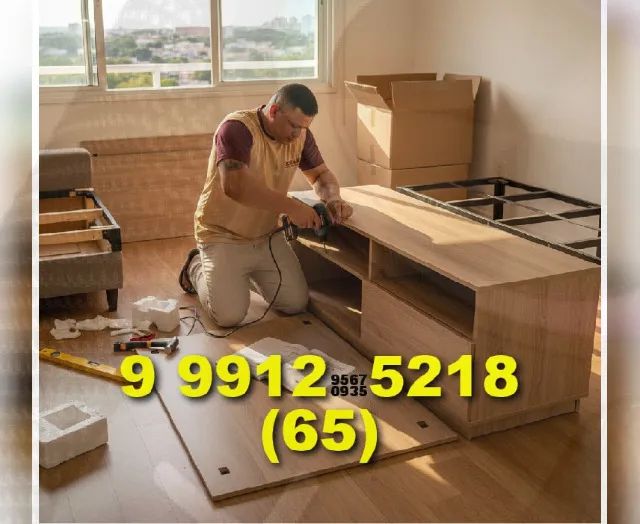 Montador de Móveis (65) 9 9912.5218 Azevedo Atendimento Especializado hoje Sábado pela tar