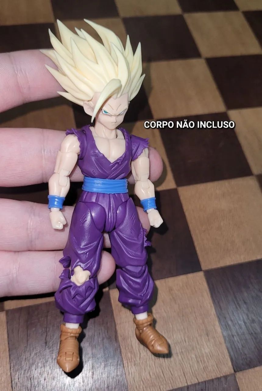 Gohan head HM AH008 cabeça 008 CREATION para Sh Figuarts Bandai e Demoniacal Fit  - Foto 5