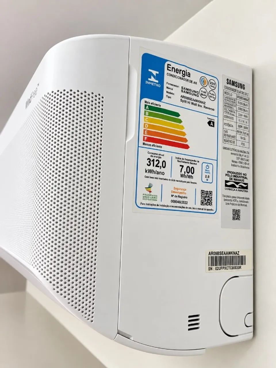 AR CONDICIONADO SANSUNG WINDFREE - Foto 4