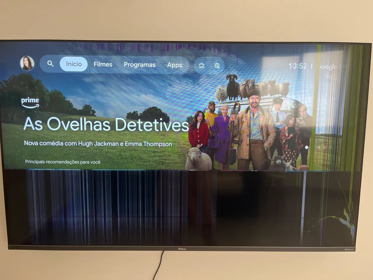 Smart tv Philco 58 polegadas - a procura de uma tela intacta 