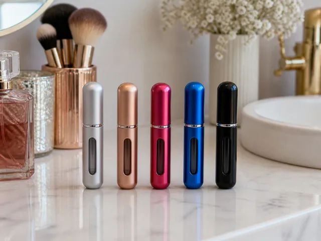 Kit 2 Frascos De Perfumes Spray Recarregável Portátil 5ml - Foto 3