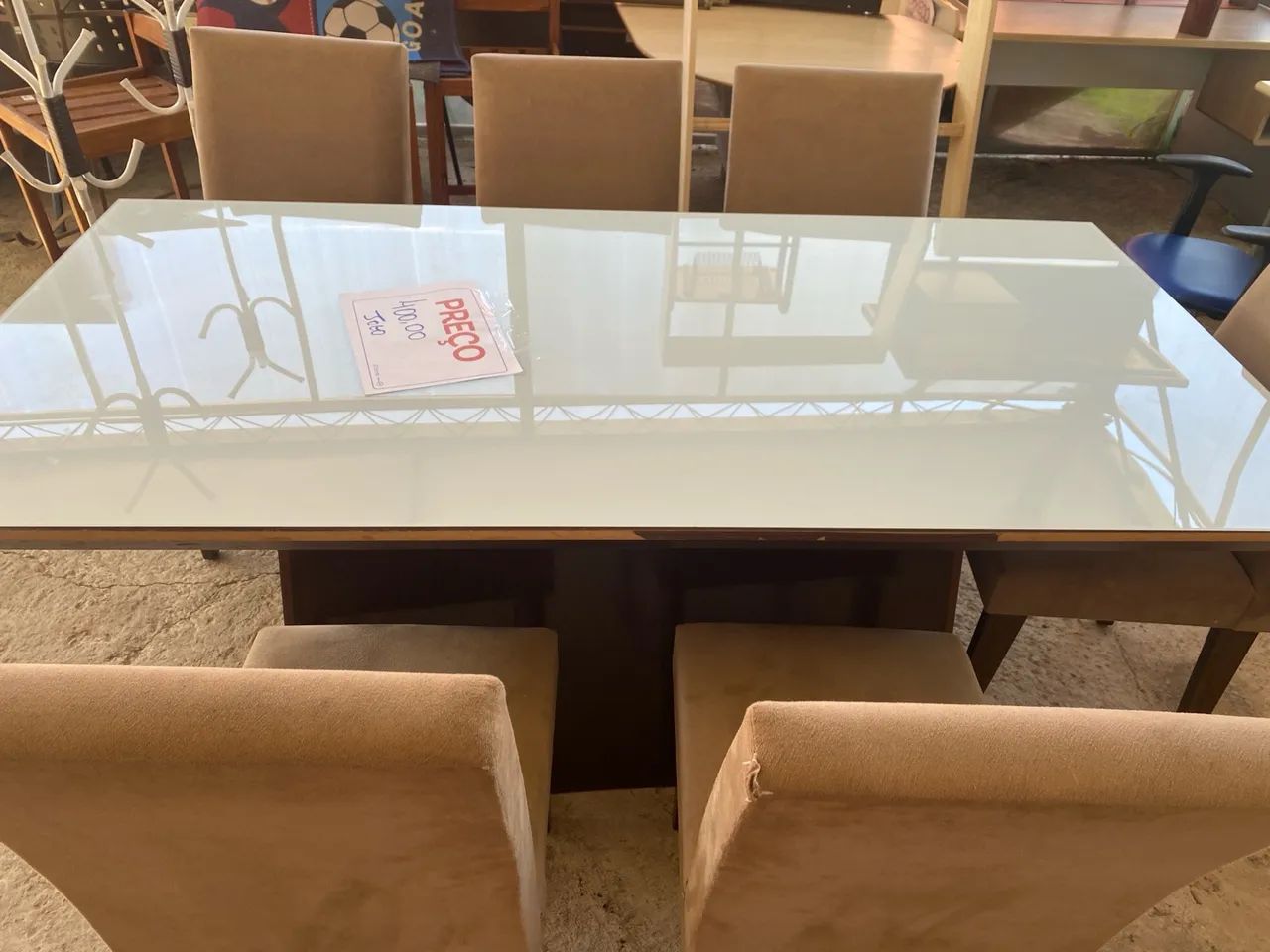 Mesa com 6 cadeiras  - Foto 2