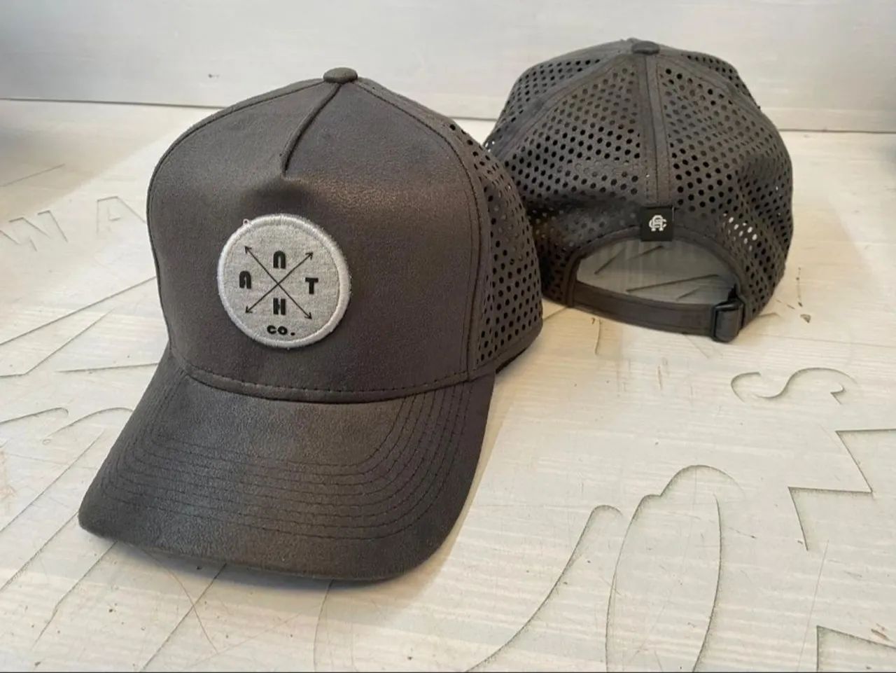 Boné trucker aba curva Camurça - Foto 4