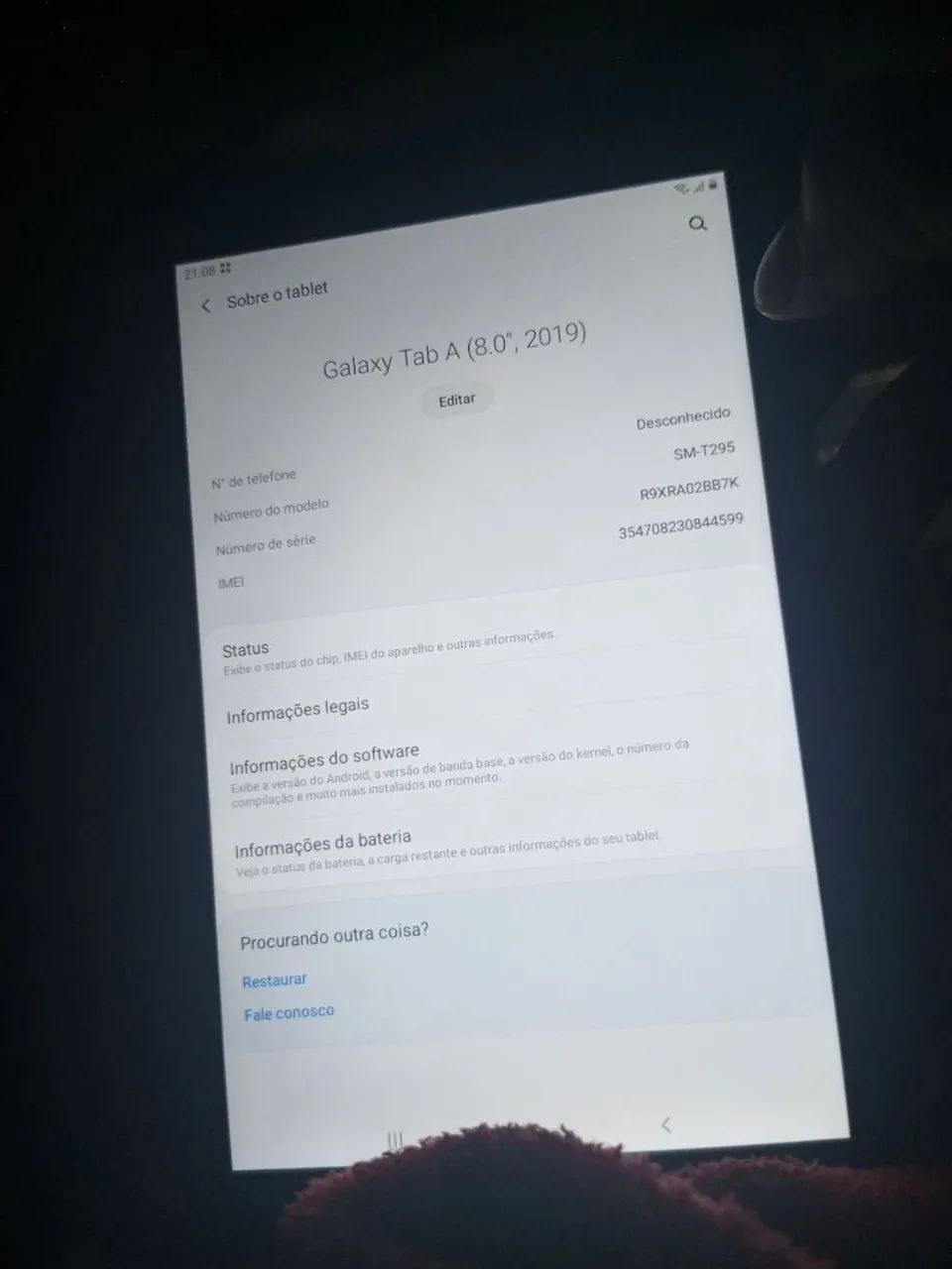 Tablet Samsung A 8.0 2019