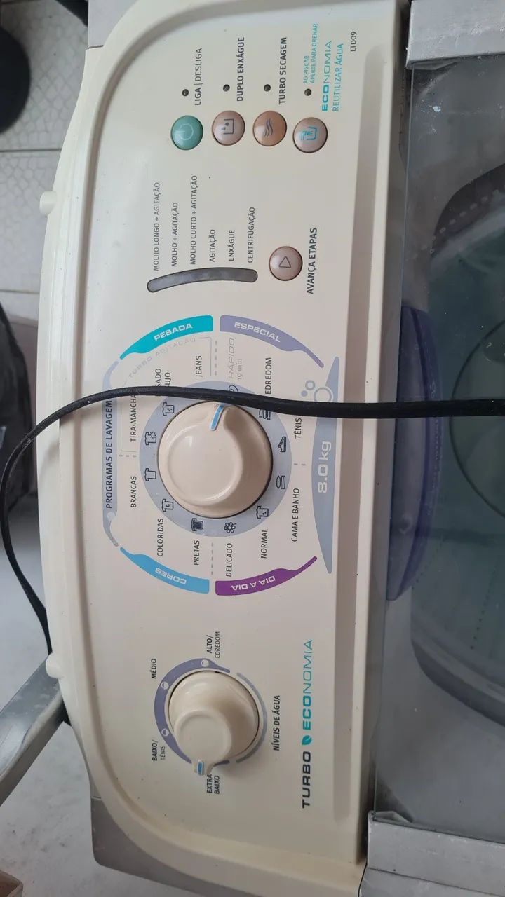 Máquina de lavar Electrolux LTD09 (usada com defeito) - Foto 5