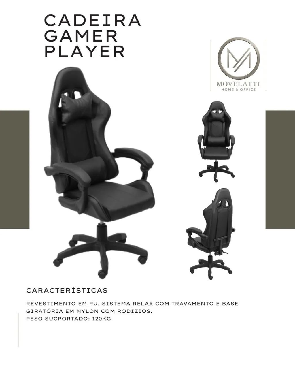 Cadeira gamer player