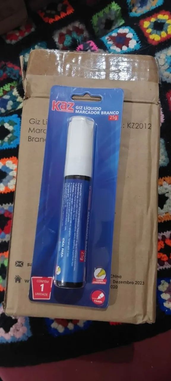 Giz líquido marcador branco