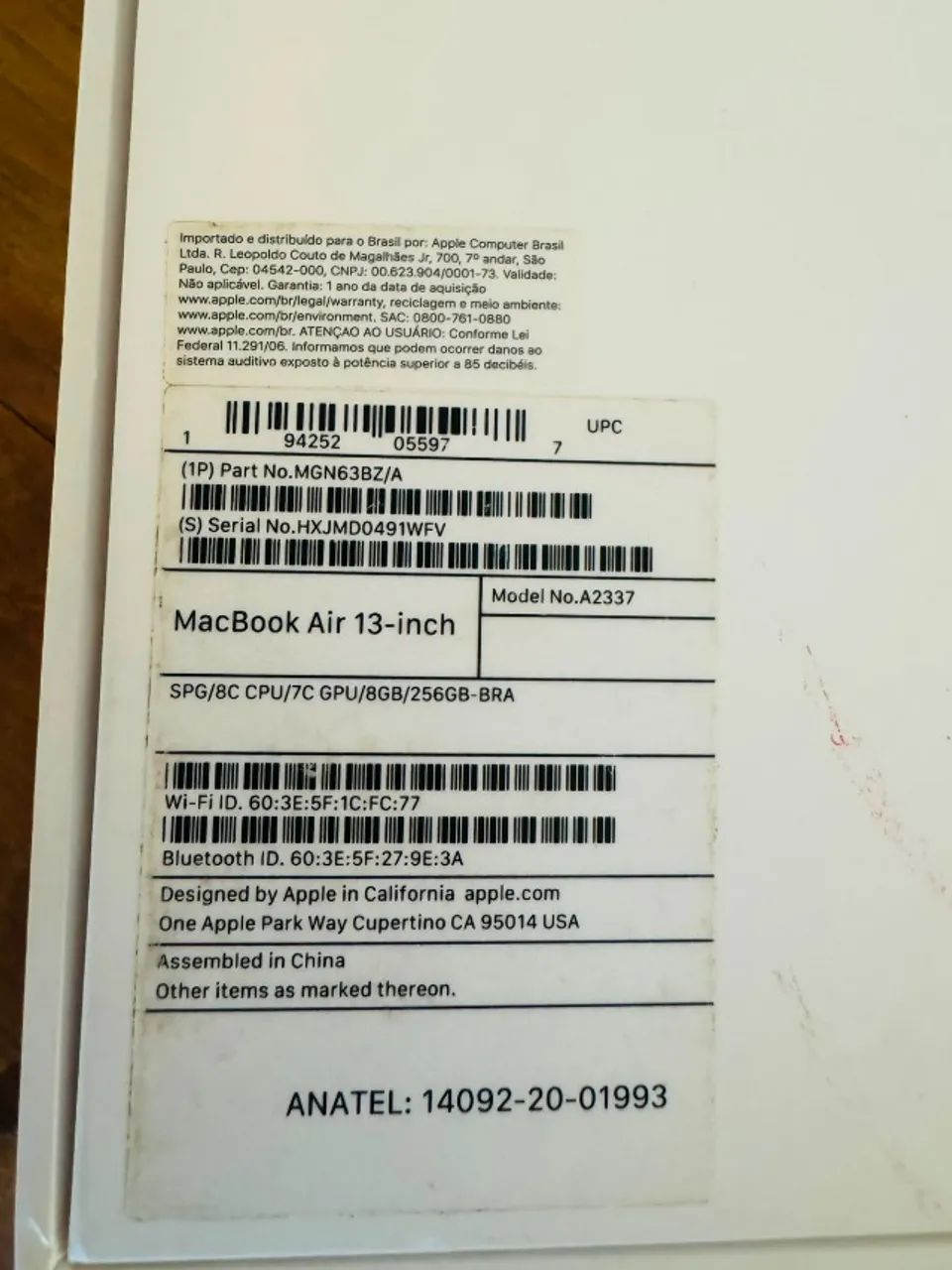 MacBook Air 13 polegadas com chip M1 - Foto 3