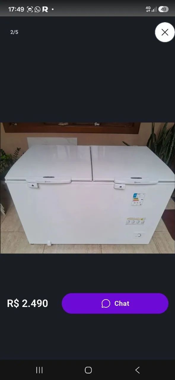 Vendo freezer  eletrolux  H440 - Foto 2