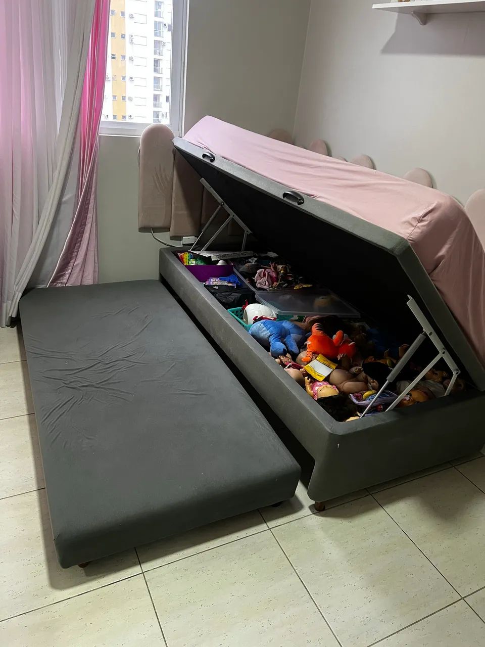 Cama solteiro completa 