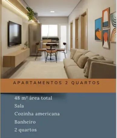 Apartamentos 1 e 2 quartos - Riacho fundo 1- Atras do do forum - Foto 2