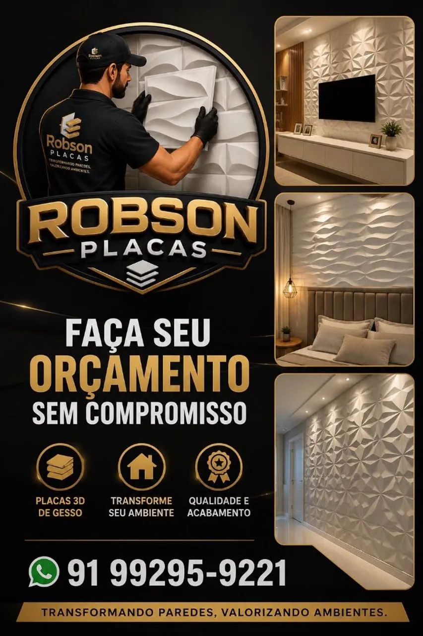 Placas de gesso 3D  - Foto 2