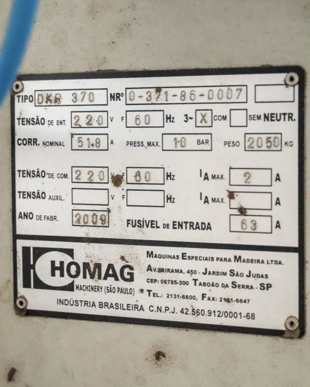 Maquina coladeira de borda HOMAG DKR370 - Foto 6
