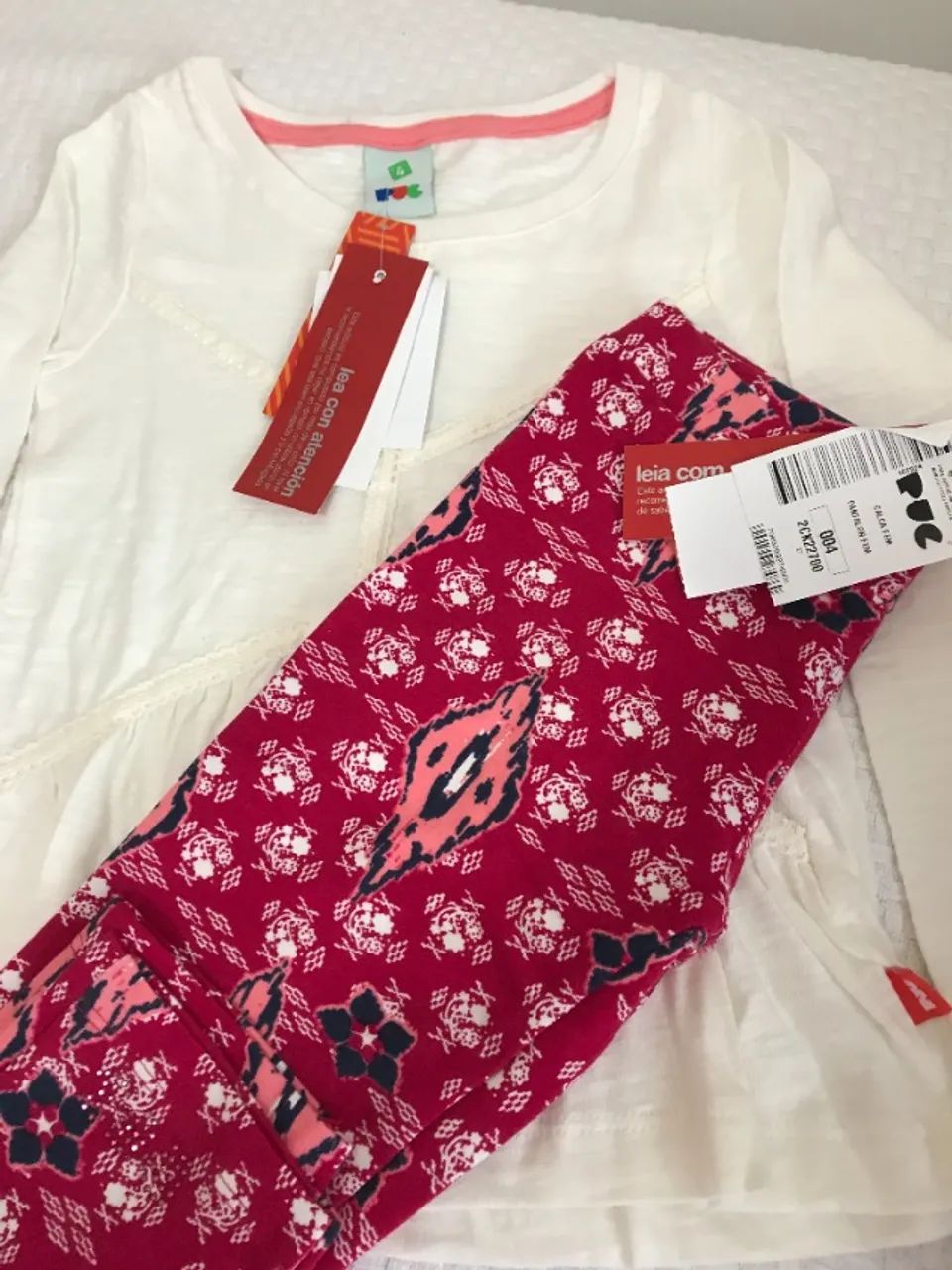Conjunto de bata e legging PUC - com etiqueta! - tamanho 4 - Foto 3