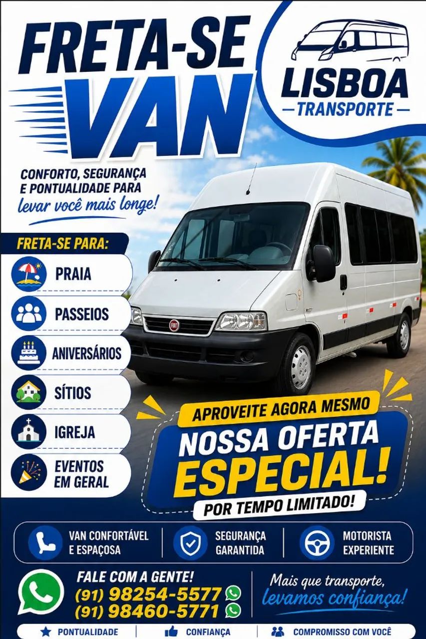 FRETE VAN COM MOTORISTA