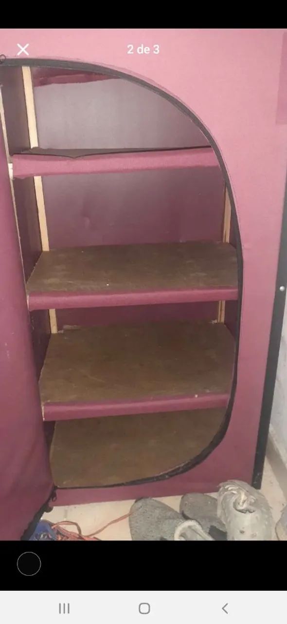 Aceito oferta Sapateira vermelha