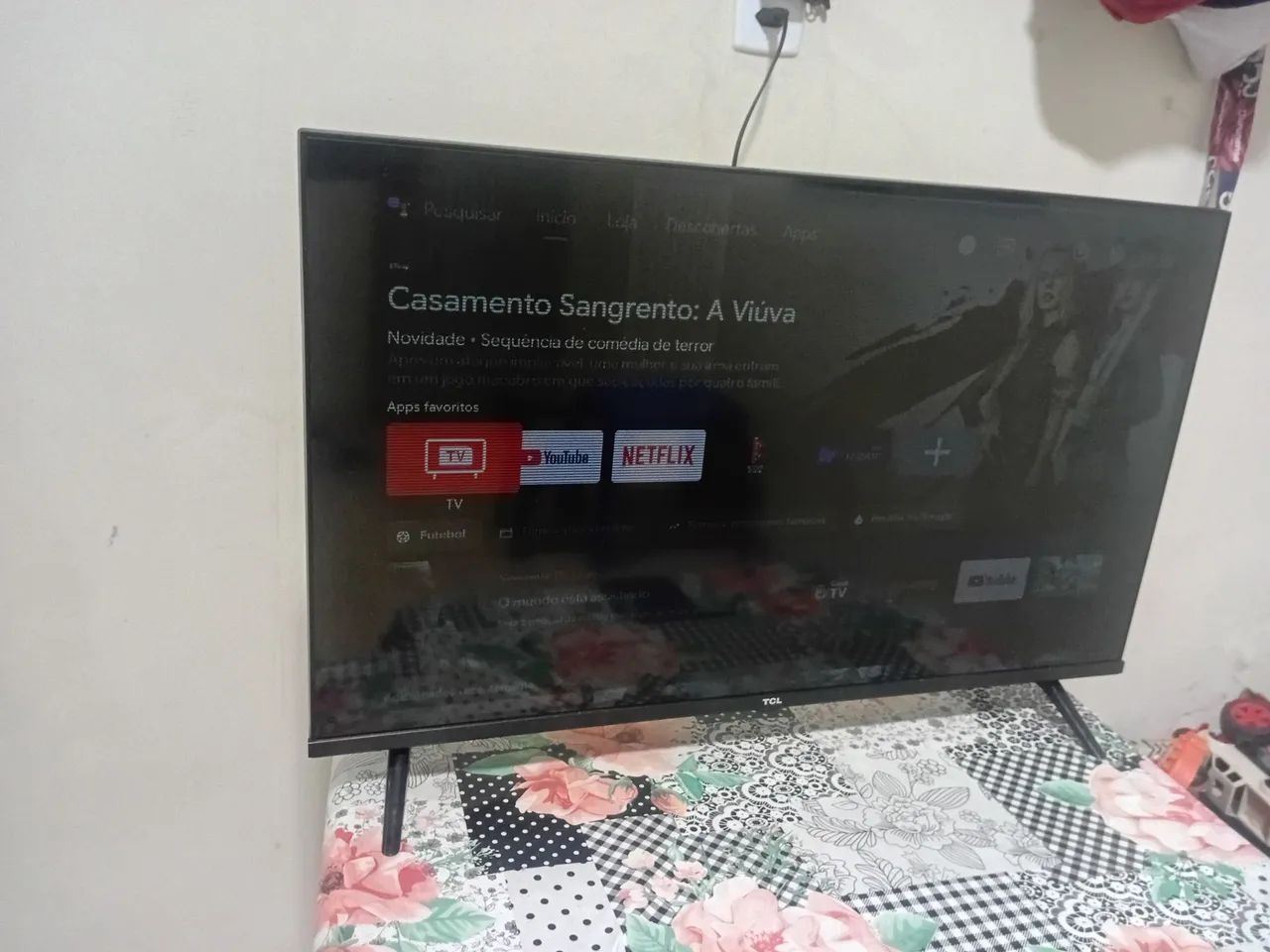 Smart tv, tcl 32 polegadas