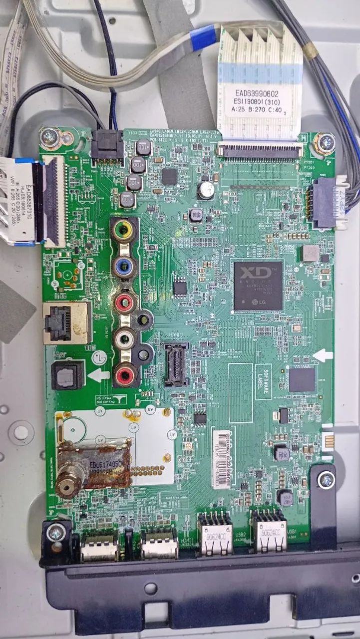 Kit Placa TV LG 32LM625BPSB - Foto 4