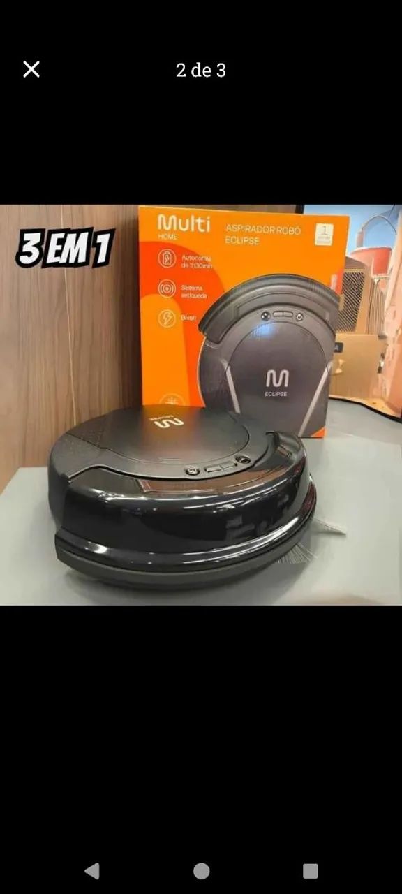 Aspirador robô Multilaser 