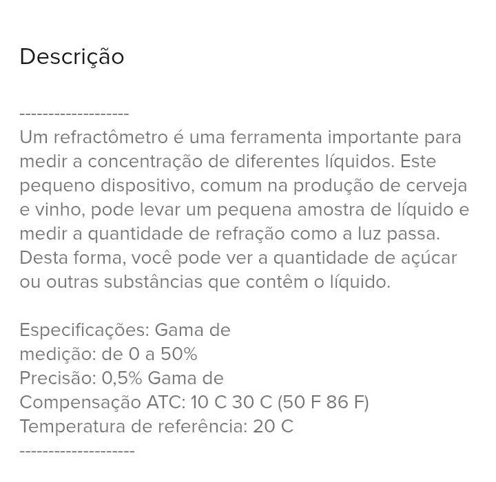 Refratômetro  - Foto 5