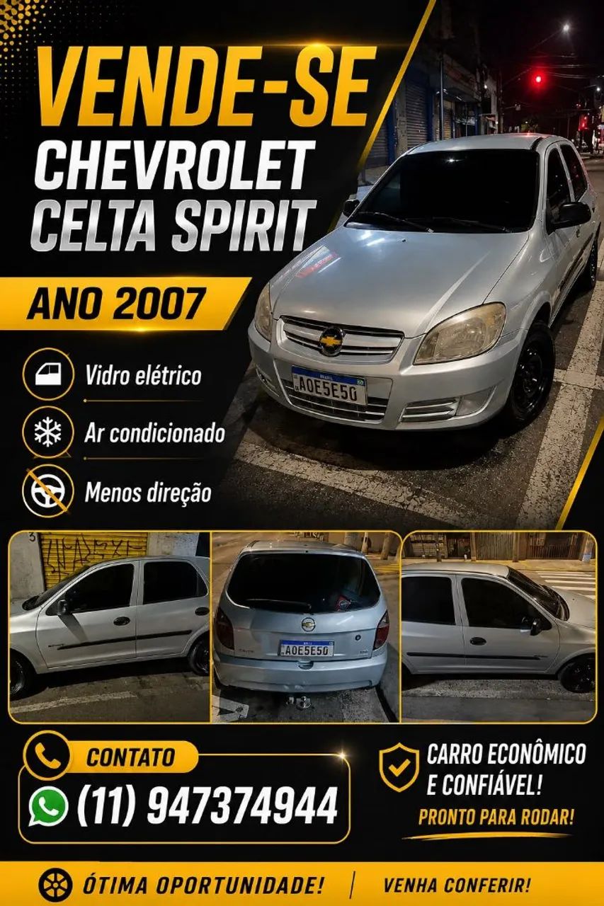 Chevrolet Celta Celta Spirit/ LT 1.0 MPFI 8V FlexP. 5p 2007