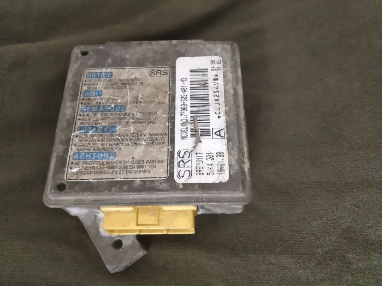 Modulo Air Bag Honda Civic 2000 Cod. 77960-s02-a81-m3 - Foto 3
