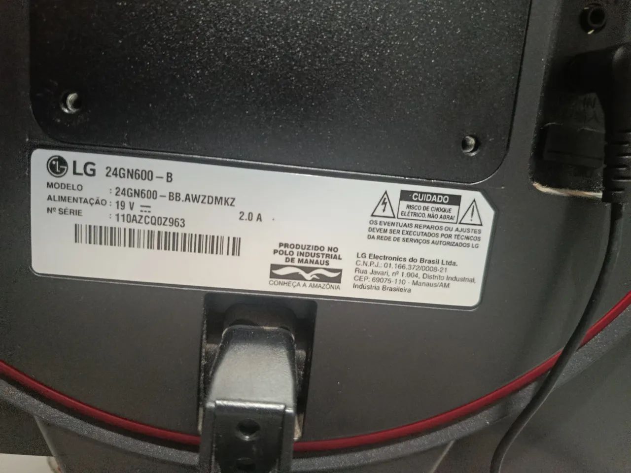 Monitor LG ultragear 24 polegadas - Foto 2